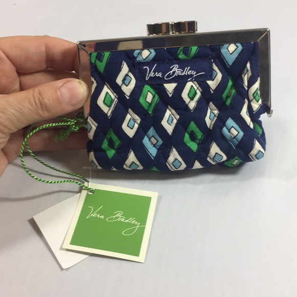 Vera Bradley Handbags - Vera Bradley kisslock coin purse mosaic NWT